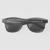デザインあなた自身のカスタム文字WebサイトSunglasses サングラス (裏面)