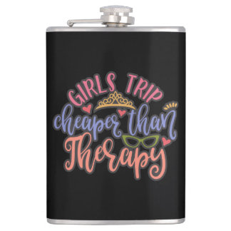 デザインおもしろい·ガールズ·トリップセラピー フラスク
