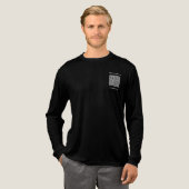 デザインお客様の名前WebサイトとQRコードビジネス トライブレンドＴシャツ (正面全体)