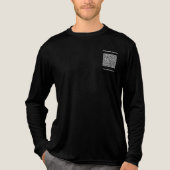 デザインお客様の名前WebサイトとQRコードビジネス トライブレンドＴシャツ (正面)