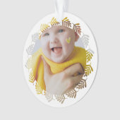 デザインお客様自身の種類パーソナライズされた オーナメント (正面)