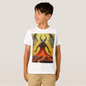 デザインから現れる凶暴な死の金属獣 Tシャツ (正面フル)