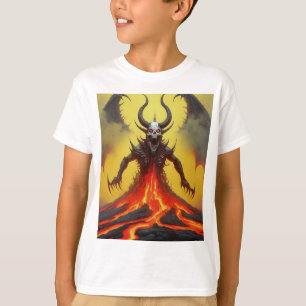 デザインから現れる凶暴な死の金属獣 Tシャツ