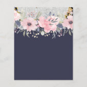 デザインかわいらしピンクガーリーフローラ文房具 チラシ (裏面)