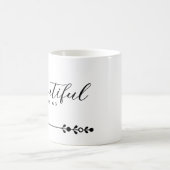 デザインが美しいマグカップです。 コーヒーマグカップ (中央)