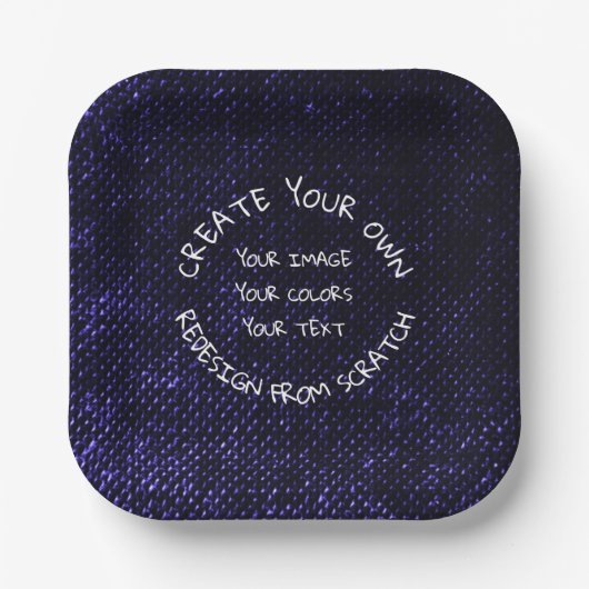 デザインこの完全にカスタマイズ ペーパープレート (正面)