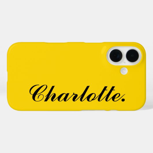 デザインこの金ゴールドで自分の名前 Case-Mate iPhoneケース (裏面 (横))