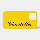 デザインこの金ゴールドで自分の名前 Case-Mate iPhoneケース (裏面 (横))