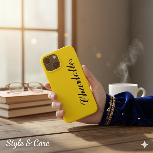 デザインこの金ゴールドで自分の名前 Case-Mate iPhoneケース