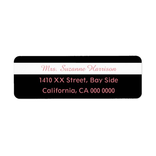 デザインご自身のミセスフェミニンストライプの ラベル (正面)