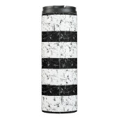デザインされたゴージャスな白黒ろうけつ染め タンブラー (裏面)