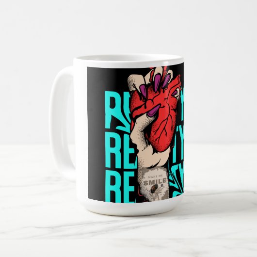 デザインされたタセアエンセラミーク | タッセ コーヒーマグカップ (正面左)