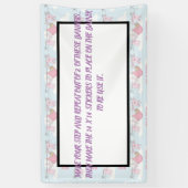 デザインでのベビーシャワーなどのバナー 横断幕 (縦)