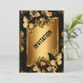 デザインとエレガントd付きの洗練されたtシャツ 招待状 (スタンド正面)