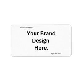 デザインとプリント差出人住所ラベルの作成 ラベル