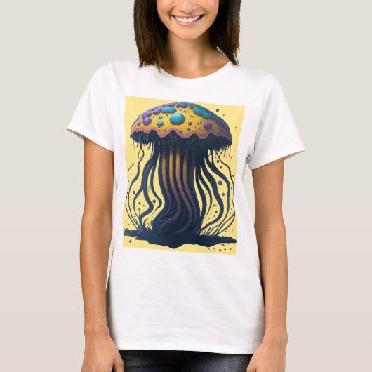 デザインと優雅さを取り込んだethereal tシャツ (正面)