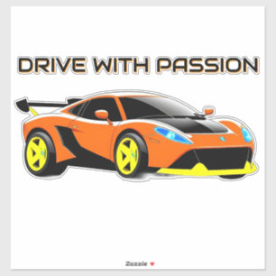 デザインと美学お洒落を兼ね備えたモダンスポーツカー シール