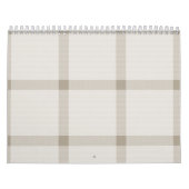 デザインに最適化された白色の形状 カレンダー (カバー)