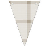 デザインに最適化された白色の形状 バンティングフラッグ (第1の旗)