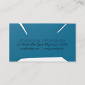 「デザインに贅沢で魅力的な名刺」 名刺 (裏面)