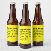 デザインのご依頼 ビールラベル (ボトル)