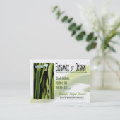 デザインのぽっちゃりした名刺によるElizの田舎者の優雅 名刺 (スタンド正面)