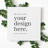 デザインのアップロード 招待状 5.25インチ 角形