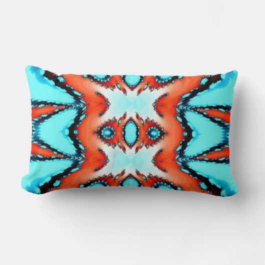 デザインのアメリカ人のMoJoの南西枕 ランバークッション (正面)
