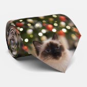 デザインのカスタムPet写真の追加 ネクタイ (ロール)