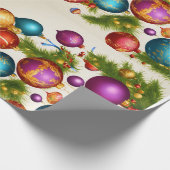 「デザインのクリスマスラップ紙」 ラッピングペーパー (角)