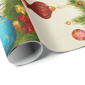 「デザインのクリスマスラップ紙」 ラッピングペーパー (ロールコーナー)