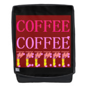 デザインのコーヒーさくらんぼ バックパック (正面)