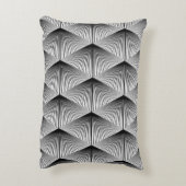 デザインのシームレスなダイヤモンド幾何学模様。アブストラク アクセントクッション (裏面(縦))