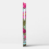 デザインのスカーフにゲラニウムと野生の花がついています。トレン Case-Mate iPhoneケース (裏面 / 左)