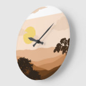 デザインのティック最高の：壁時計 ラージ壁時計 (傾斜)