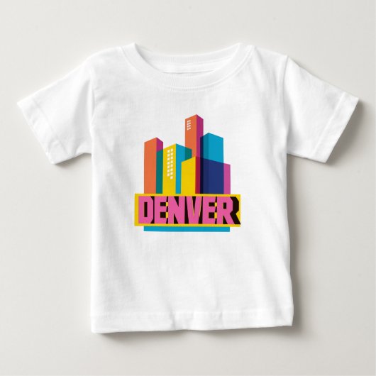 デザインのデンバー ベビーTシャツ (正面)