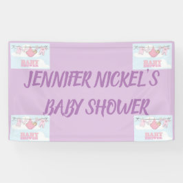 デザインのバナーをブライダルシャワー 横断幕