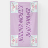 デザインのバナーをブライダルシャワー 横断幕 (縦)