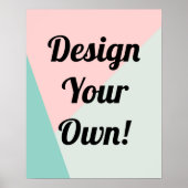 デザインのパーソナライズされたプレゼント ポスター (正面)