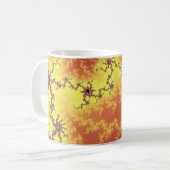 デザインのラップマのまわりにグ コーヒーマグカップ (正面左)