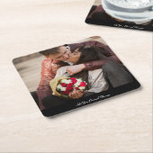 デザインの写真 スクエアペーパーコースター (アングル)