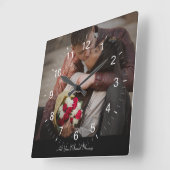 デザインの写真 スクエア壁時計 (傾斜)