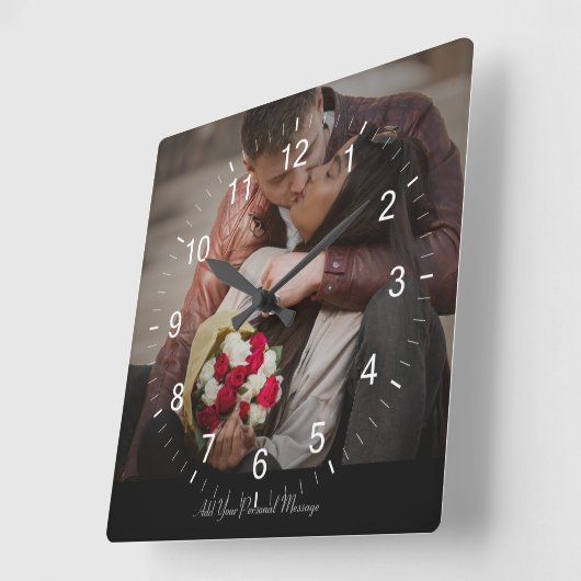 デザインの写真 スクエア壁時計 (傾斜)