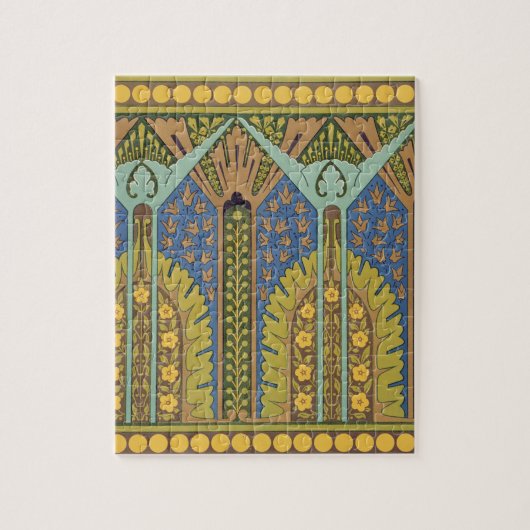 「デザインの勉強」からのプレートIII、c.1874-76 (ついている ジグソーパズル (縦)