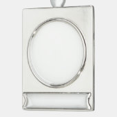 デザインの夢 – クリエイティブ式 シルバープレートバナーオーナメント (左)