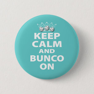 デザインの平静そしてBuncoを保って下さい 缶バッジ
