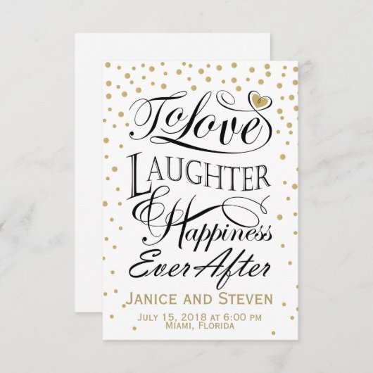 デザインの後に笑いと幸せを愛する (正面/裏面)