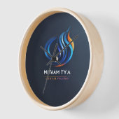 デザインの時間：カスタム壁時計の創造» 壁時計 (傾斜)