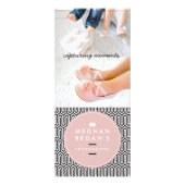 デザインの棚カード-写真撮影のマーケティング--をきれいにして下さい ラックカード (正面)