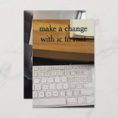 デザインの素晴らしい招待 招待状 (正面/裏面)